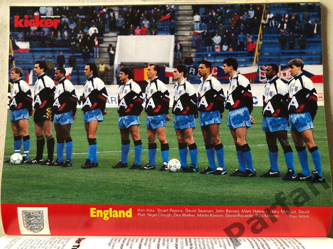Футбол, Кикер/Kicker Чемпионат Европы 1992 Спецвыпуск СССР/СНГ 3
