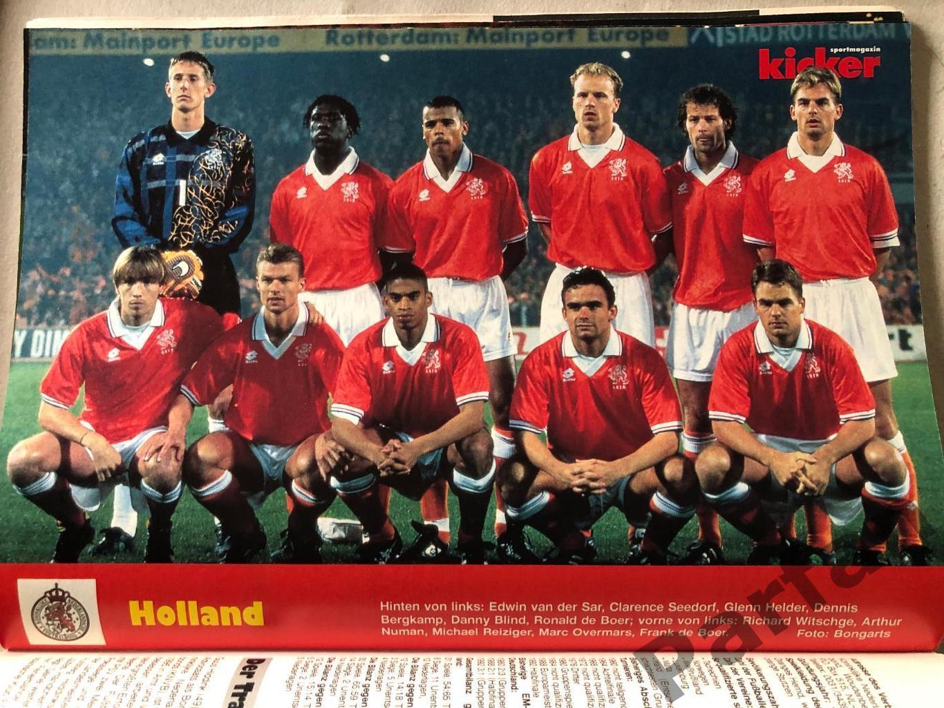 Футбол, Кикер/Kicker/Киккер Чемпионат Европы 1996 спецвыпуск Россия 2