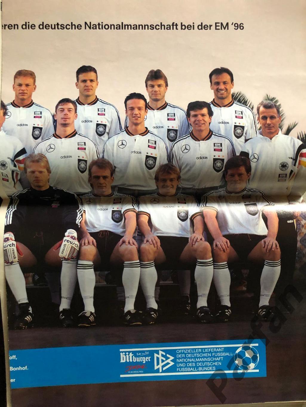 Футбол, Кикер/Kicker/Киккер Чемпионат Европы 1996 спецвыпуск Россия 7