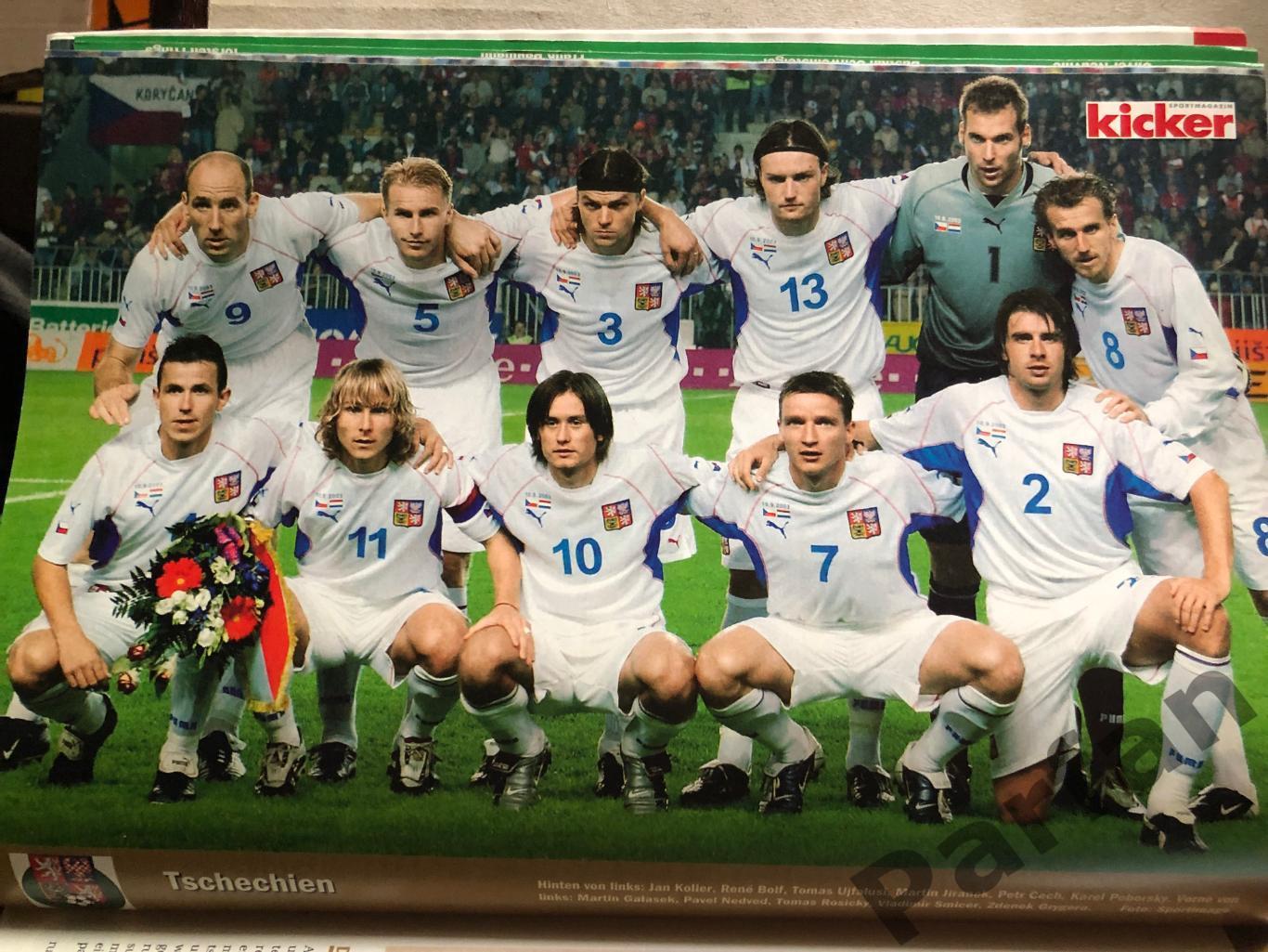 Футбол, Кикер/Kicker Чемпионат Европы 2004 Спецвыпуск Росссия Латвия 3