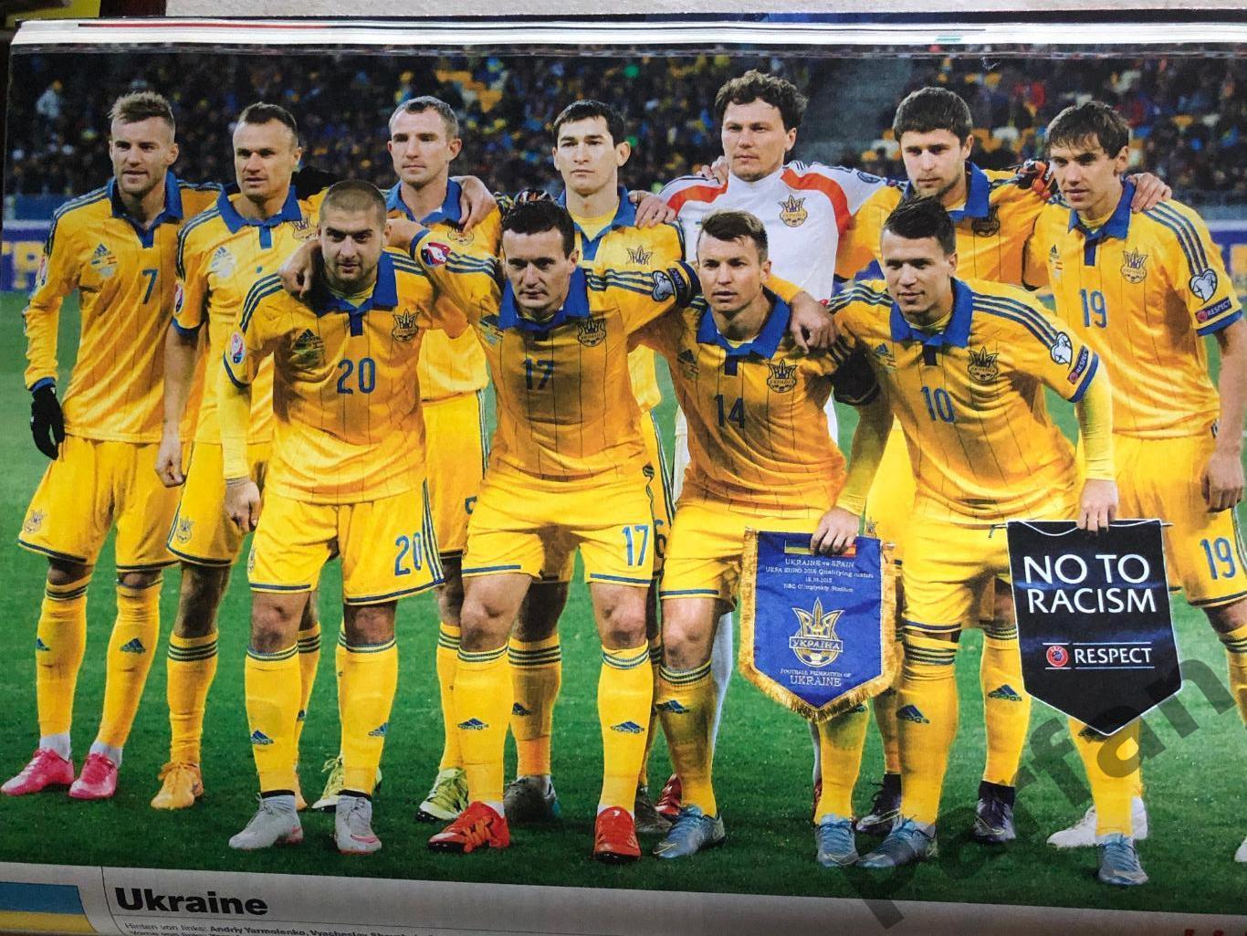 Футбол, Кикер/Kicker Чемпионат Европы 2016 спецвыпуск Украина Россия 3