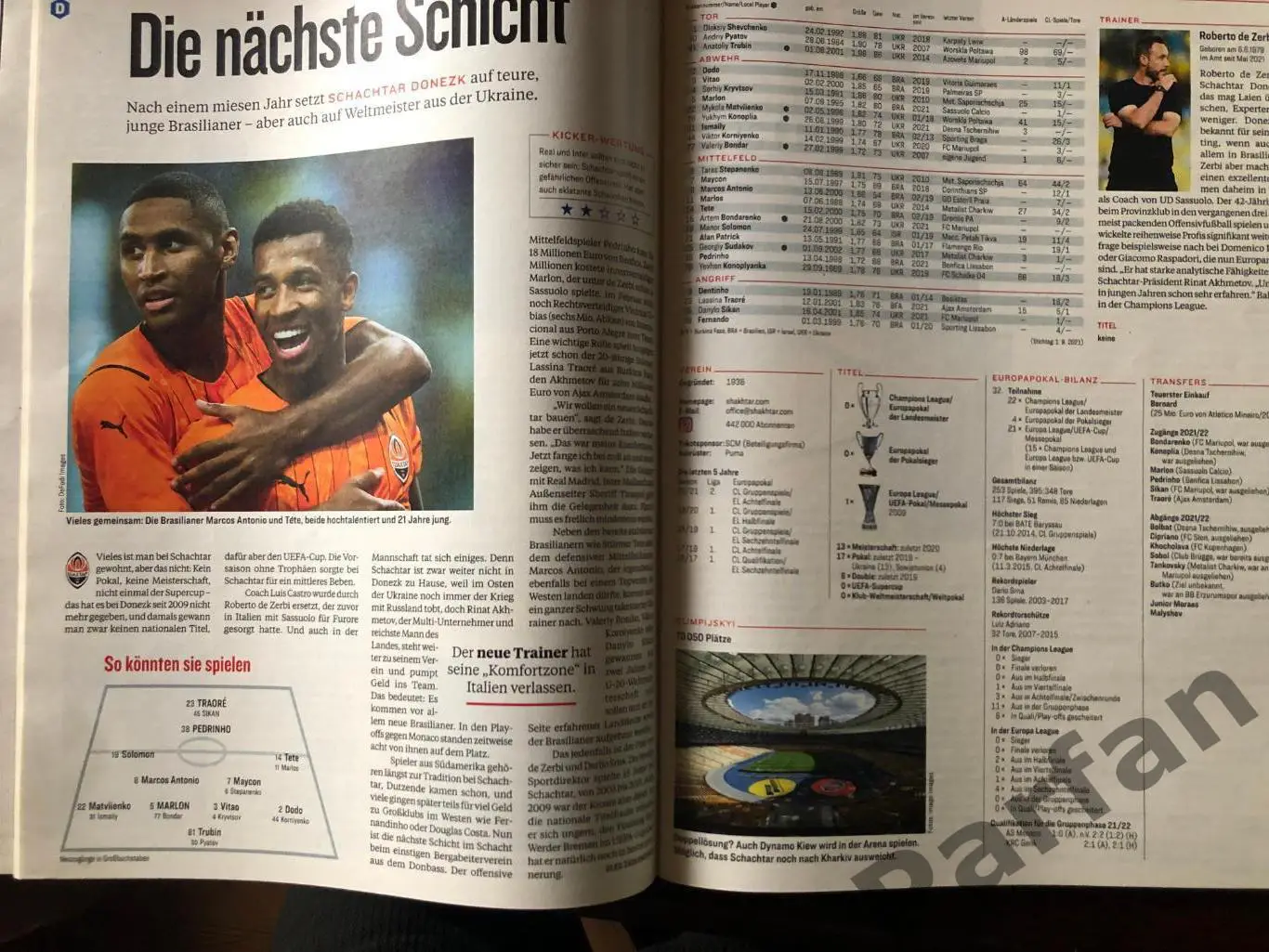 Футбол спецвыпуск Кикер/Kicker Champions league 2021/22 4