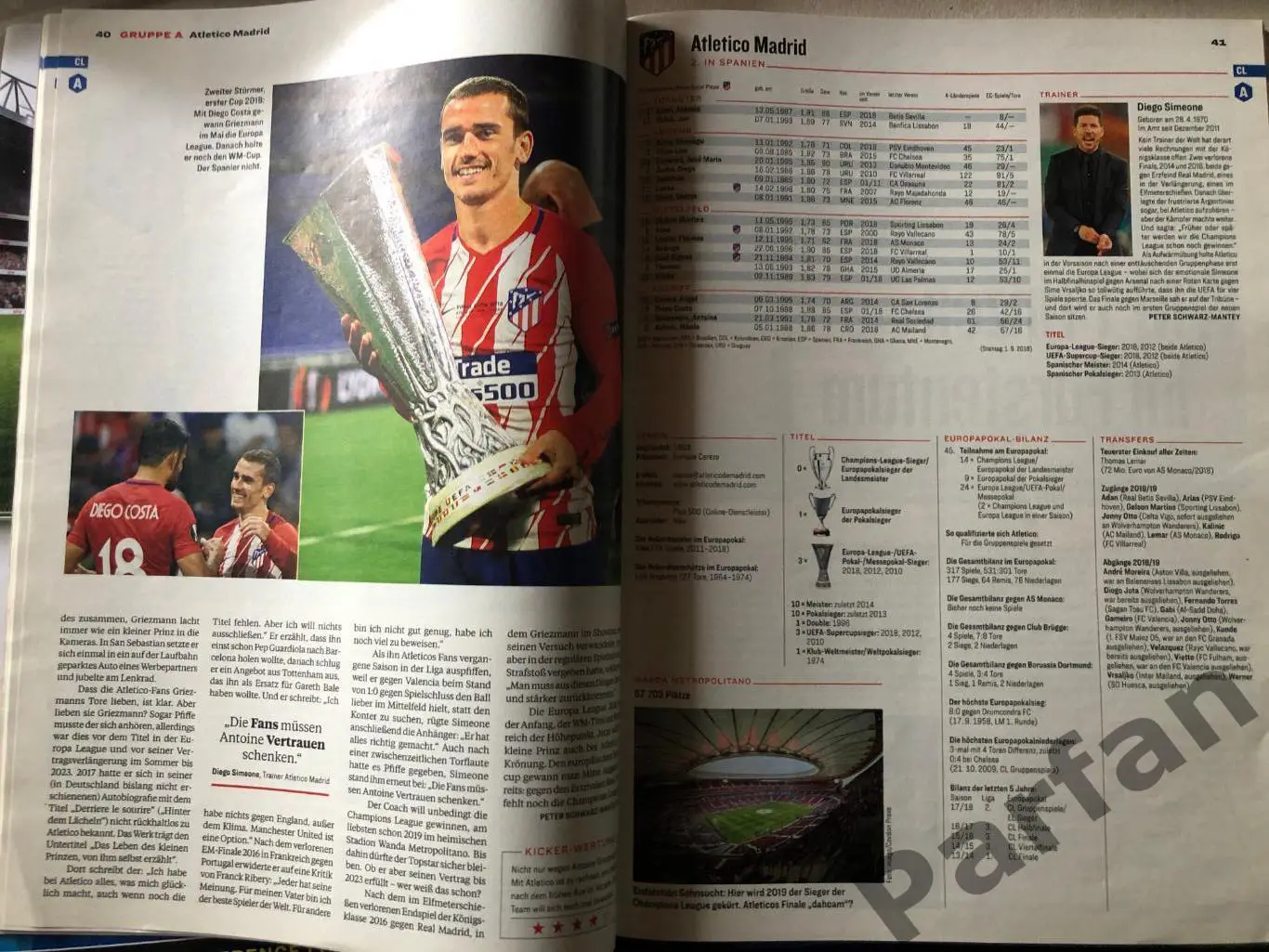 Футбол спецвыпуск Кикер/Kicker Champions league 2018/19 4