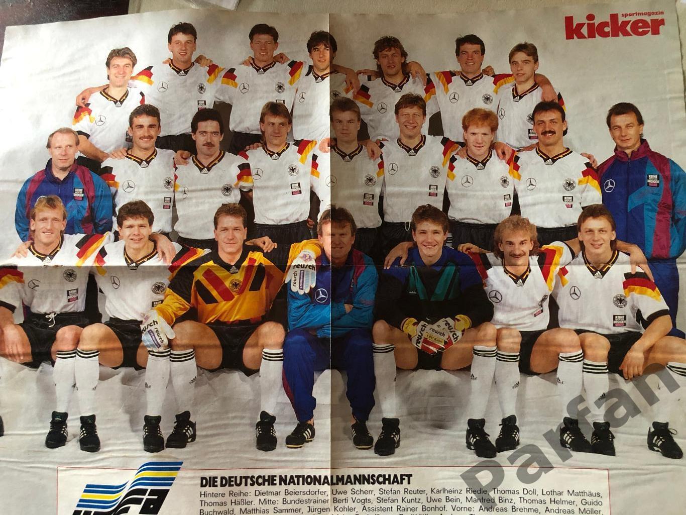 Футбол, Кикер/Kicker Постер Германия 1992