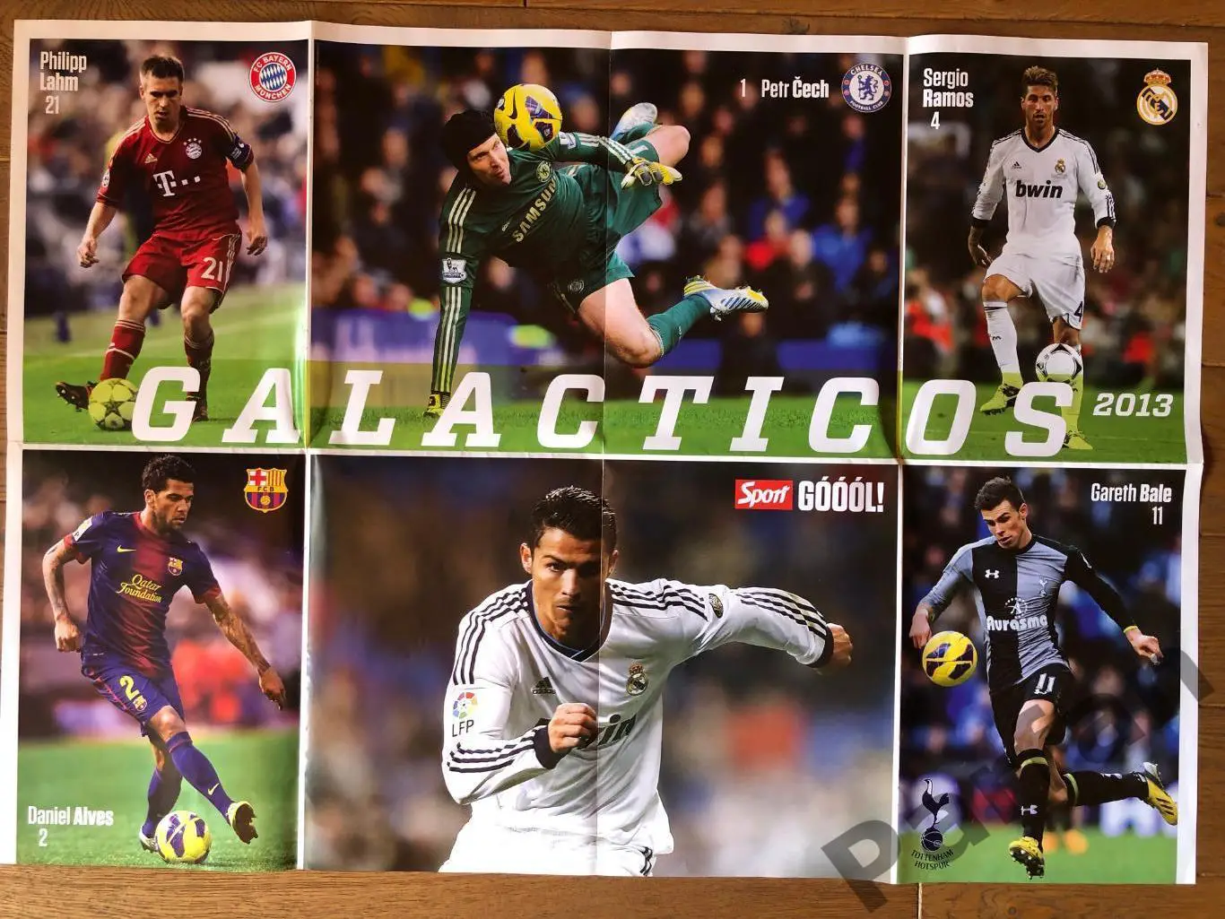 Футбол Постер Рональдо/Рамос/Бейл+