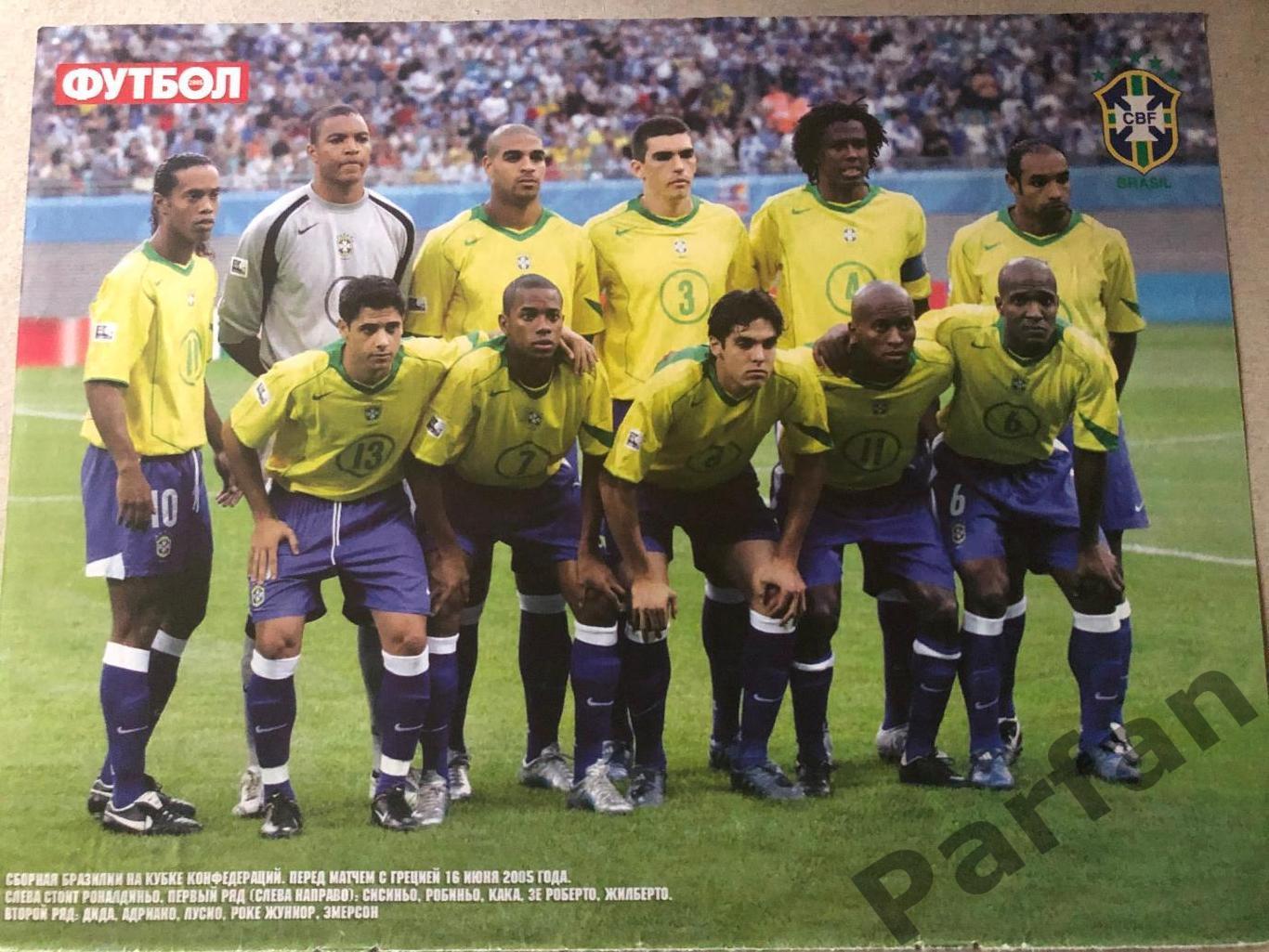 Футбол Постер Бразилія.