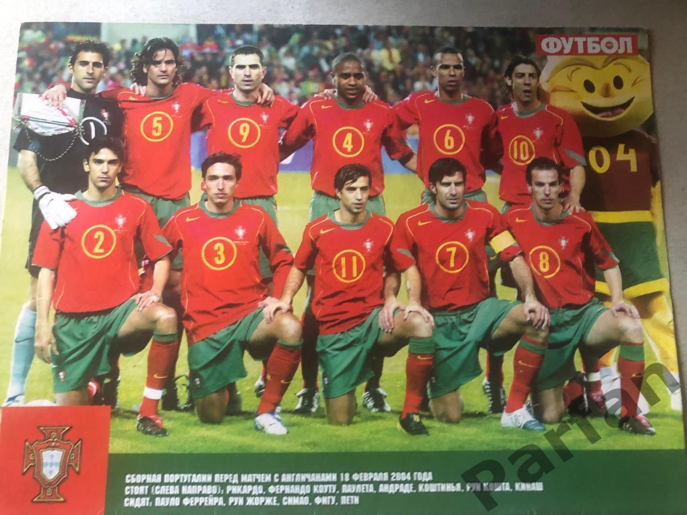 футбол постер Португалія