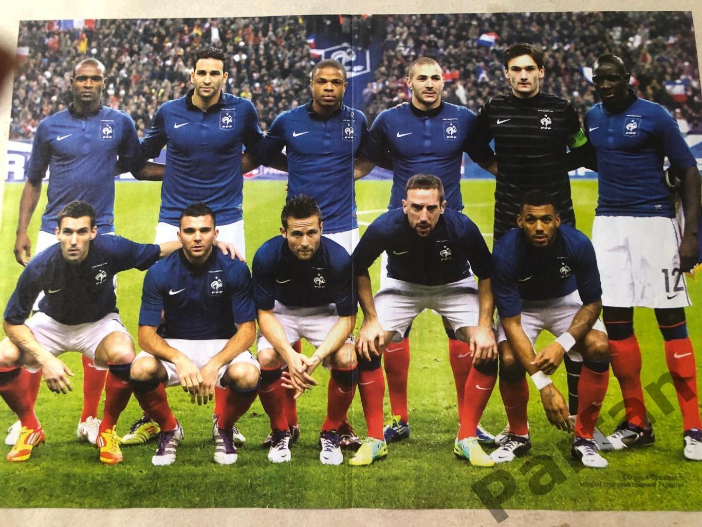футбол постер Франція/Англія