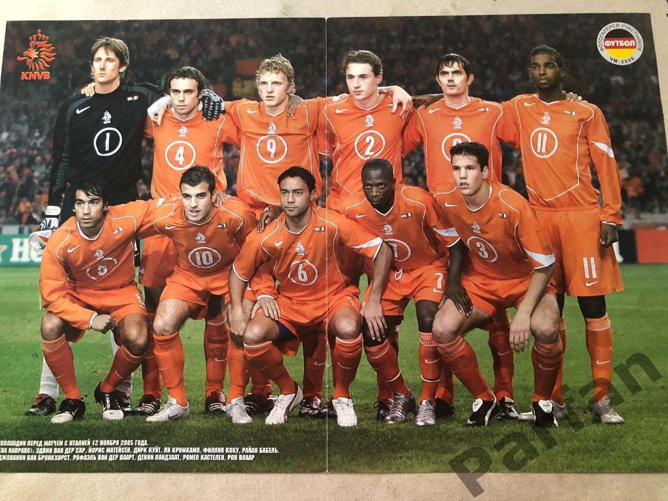 футбол постер Голандія