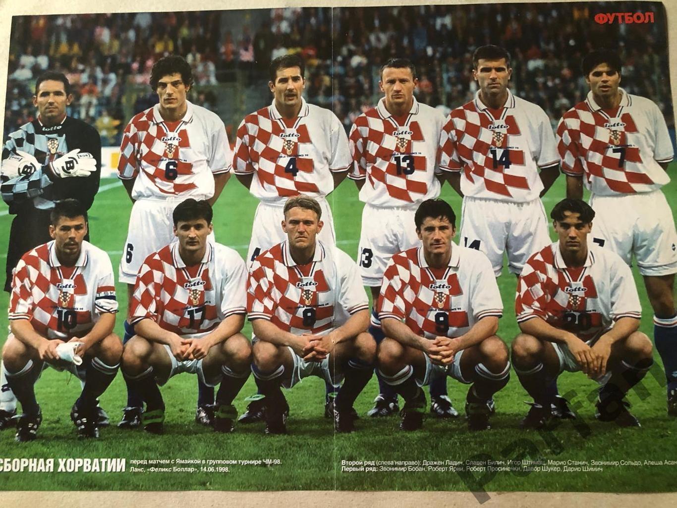 футбол постер Хорватія