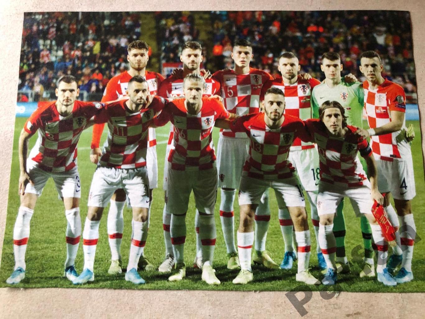футбол постер Хорватія
