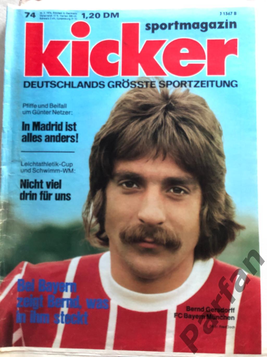 Kicker 1973 №74 Кельн