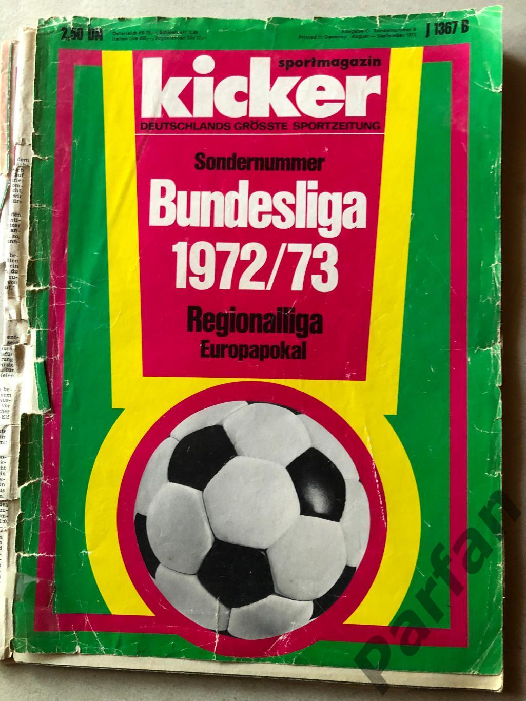 Kicker 1972/73 Бундесліга