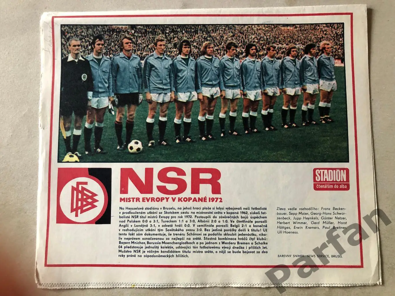 Стадіон/Stadion 1972 №31 ФРН/Німеччина 1