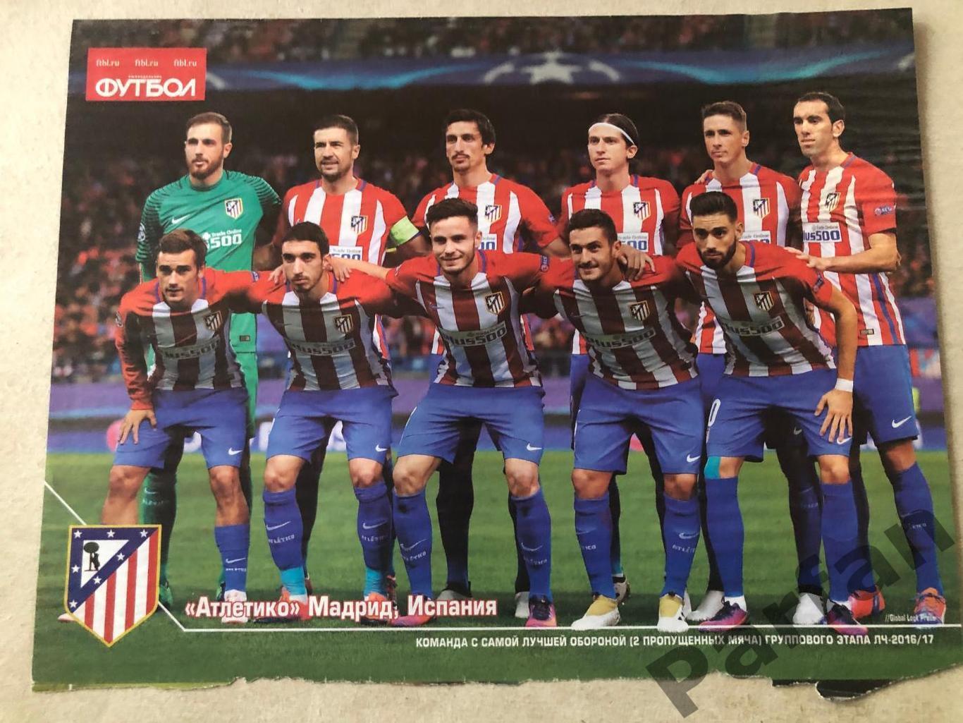 Футбол Постер, Атлетико Мадрид 2