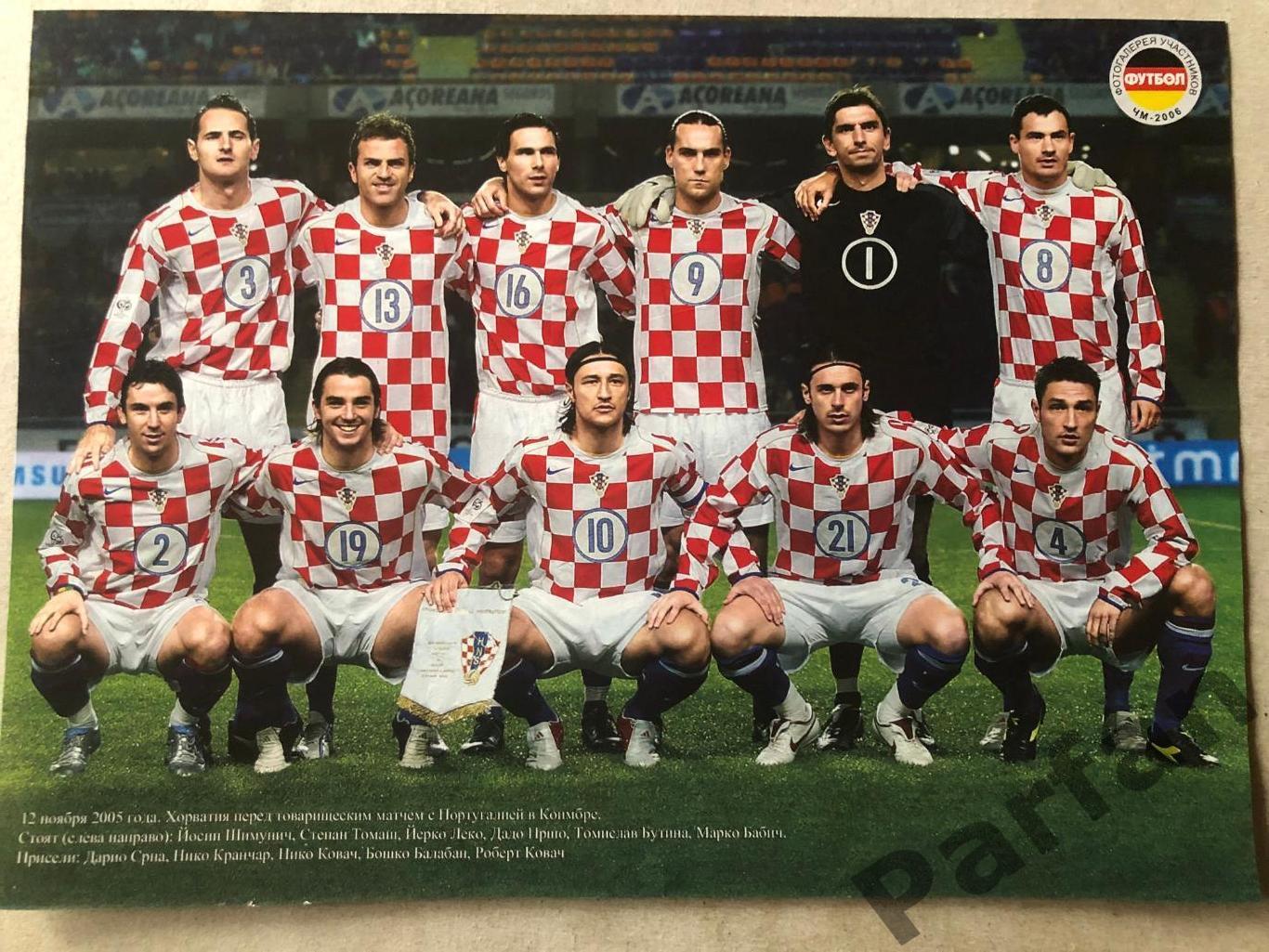 Футбол Постер Хорватія