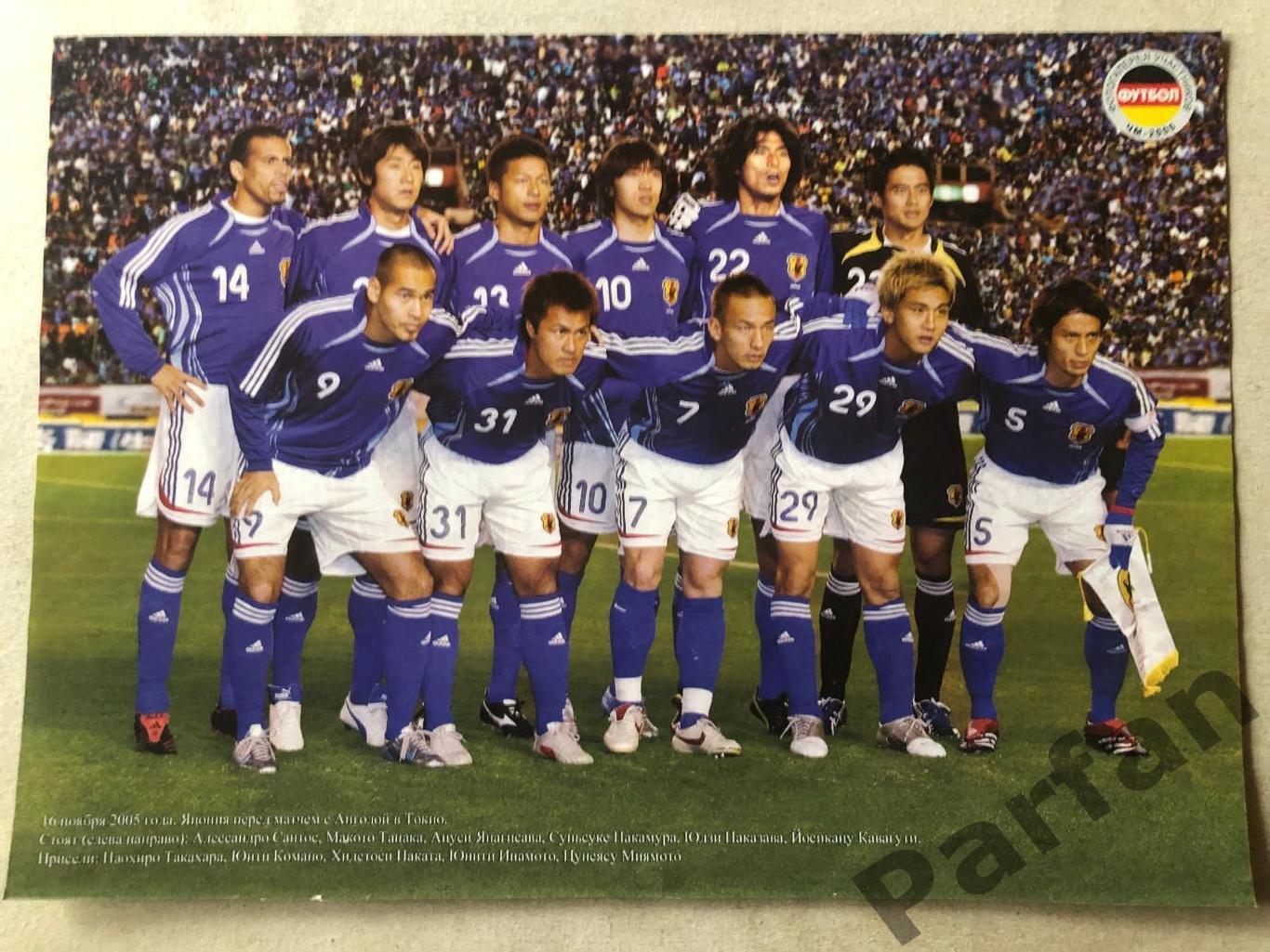 Футбол Постер Японія