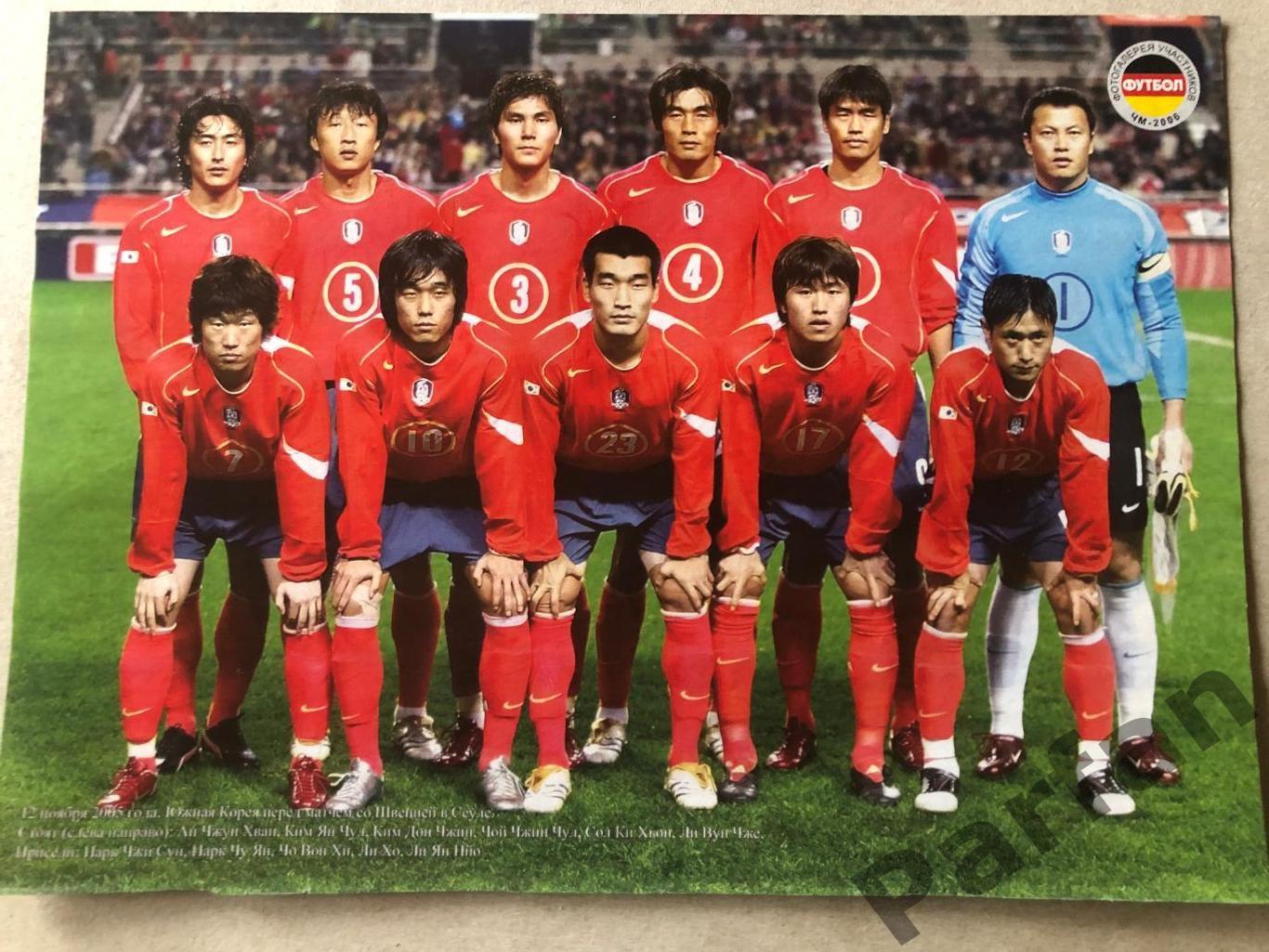 футбол постер Корея
