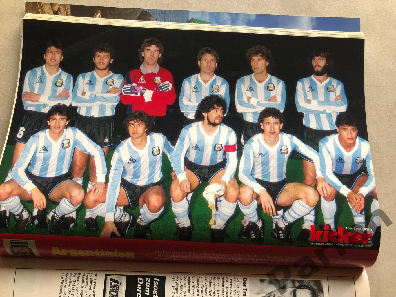 Футбол, Кікер/Kicker Чемпіонат Світу 1986 Спецвипуск 1