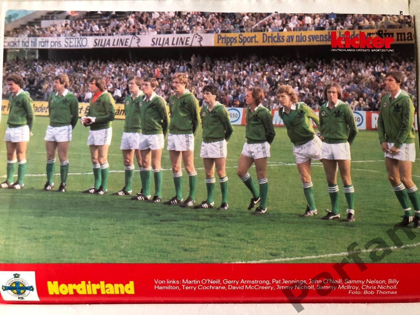 Постер, Kicker Збірна П. Ірландія 1982
