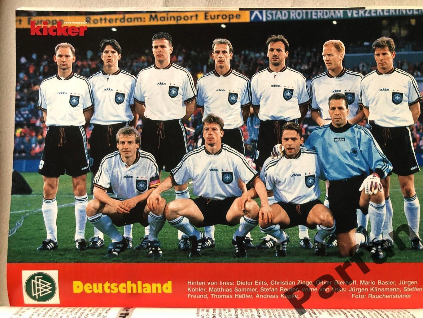 Футбол, Кікер/Kicker Чемпіонат Європи 1996 Спецвипуск 5