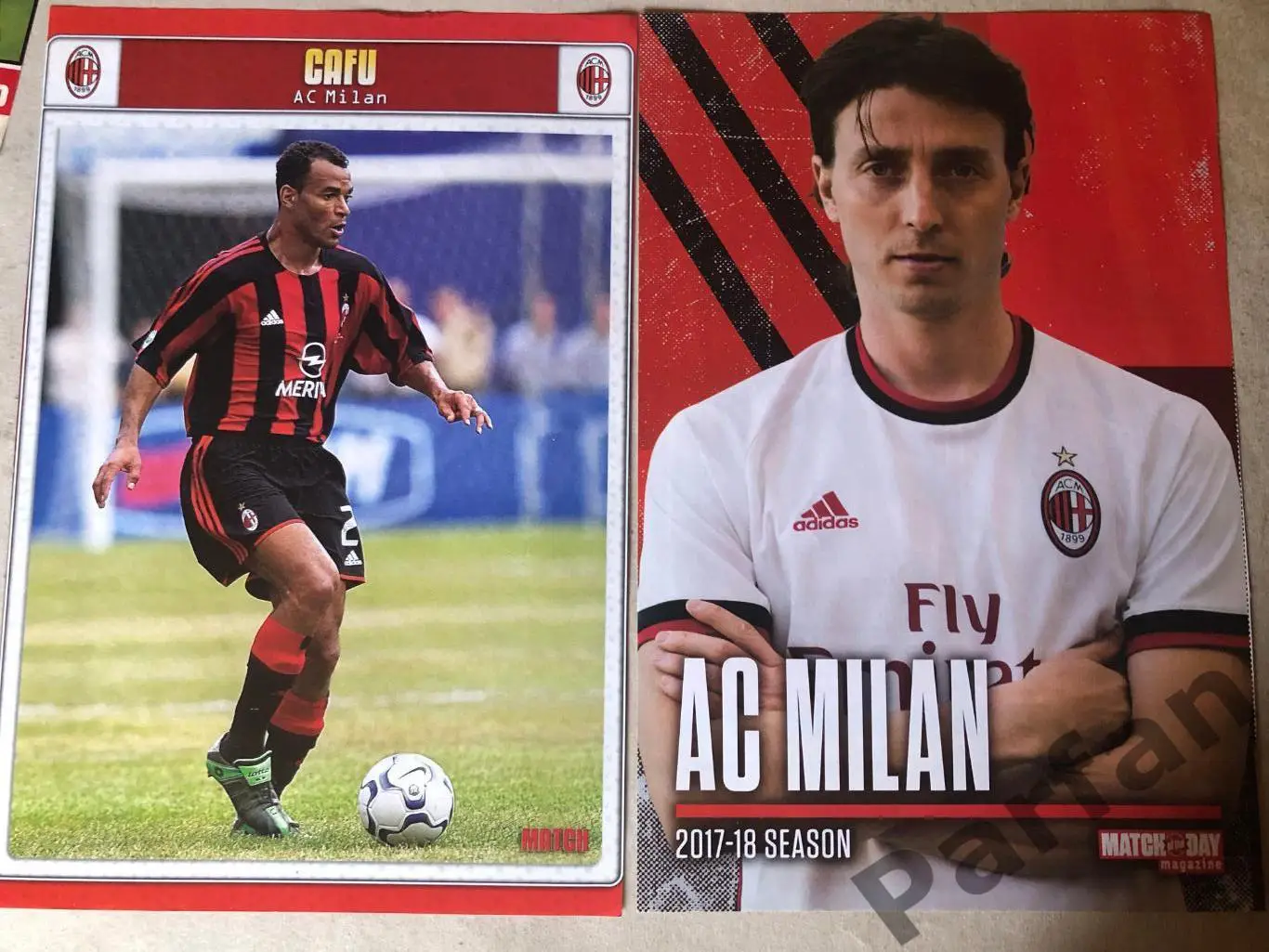 Футбол MATCH! Мілан лот 15 постерів 3