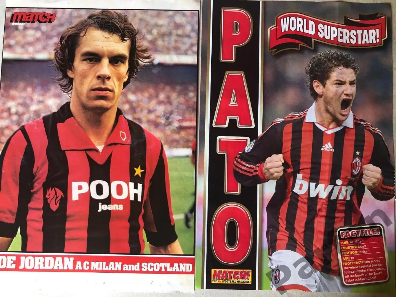Футбол MATCH! Мілан лот 15 постерів 4
