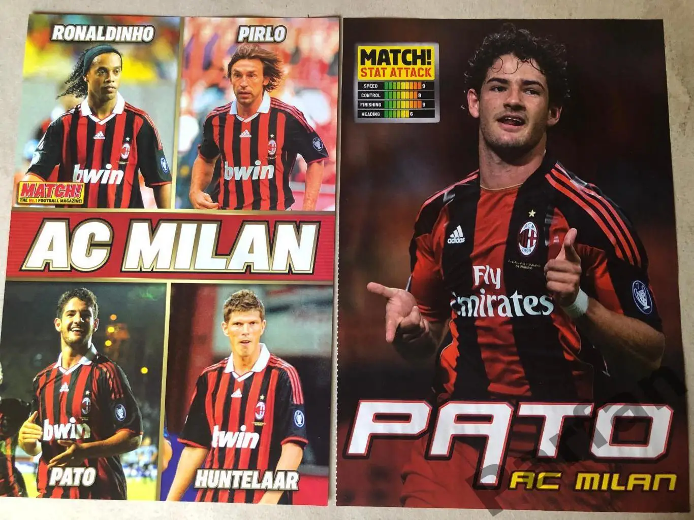 Футбол MATCH! Мілан лот 15 постерів 5