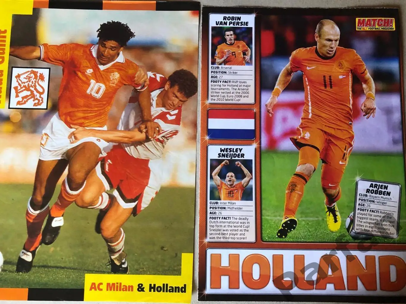 Футбол MATCH! Голандія лот 15 постерів