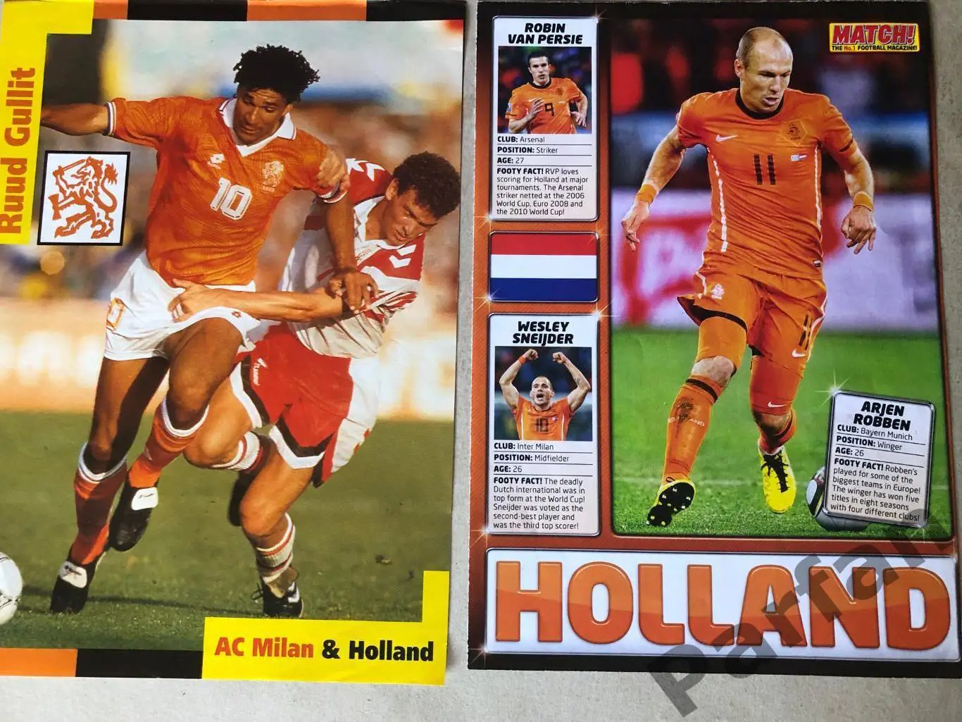 Футбол MATCH! Голандія лот 15 постерів 6