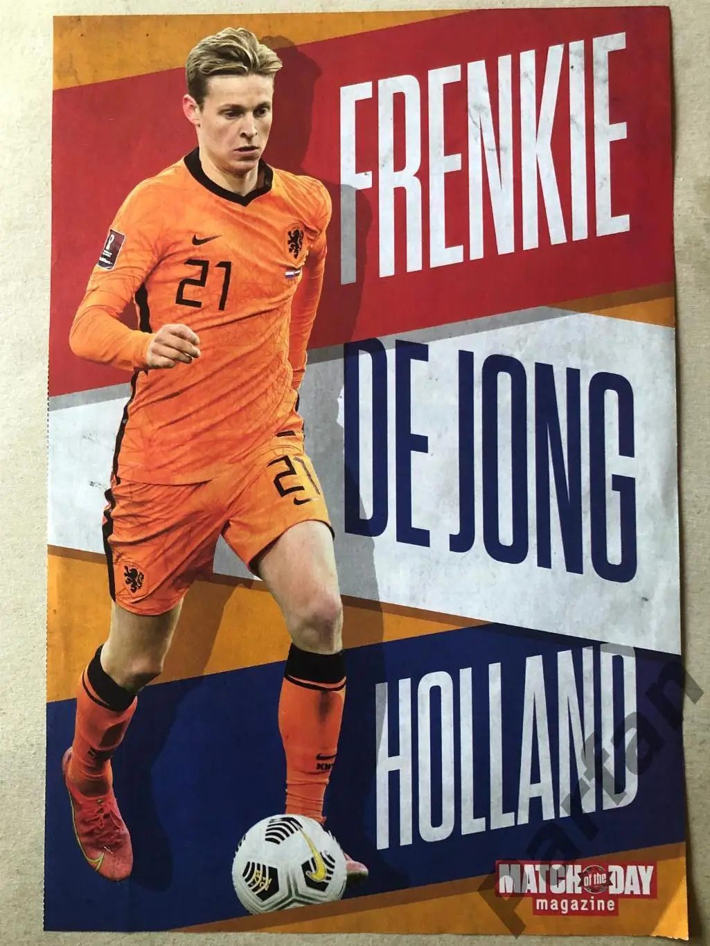 Футбол MATCH! Голандія лот 15 постерів 7