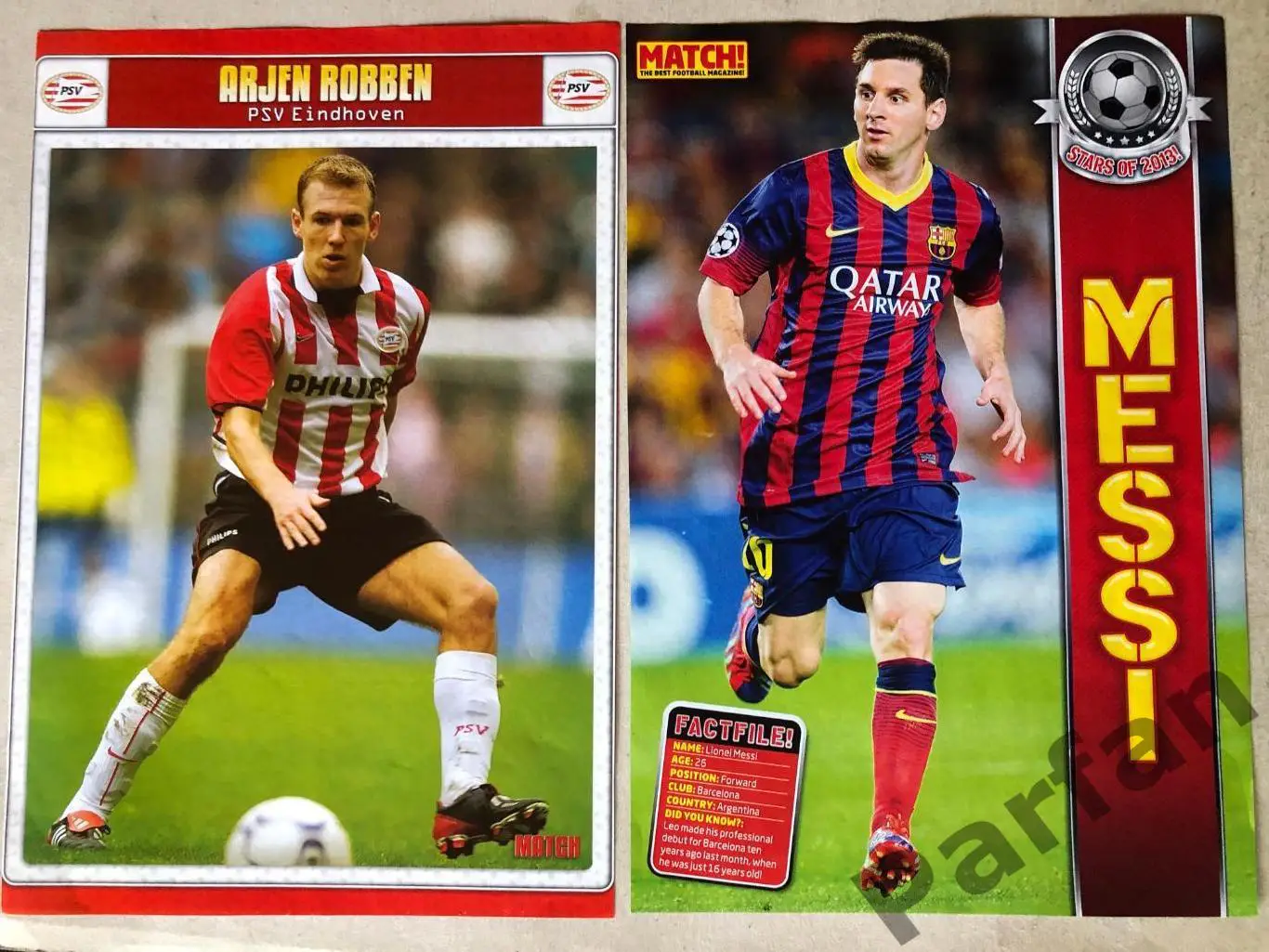 Футбол MATCH! лот 15 постерів