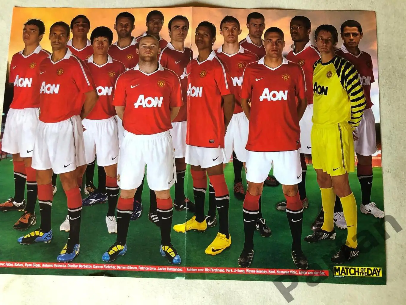 Футбол MATCH! Постер Манчестер Юнайтед/Барселона