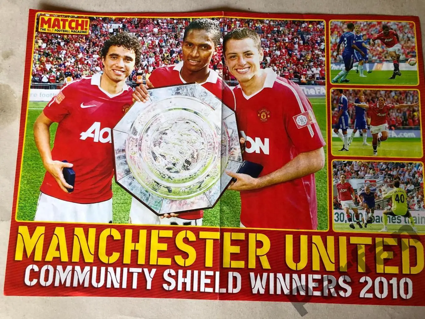 Футбол MATCH! Постер Манчестер Юнайтед