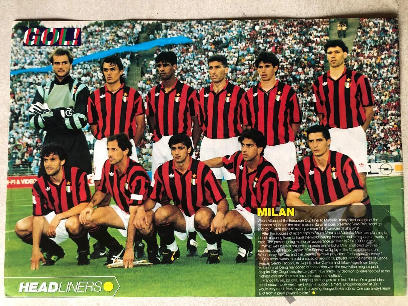 Футбол Постер Мілан