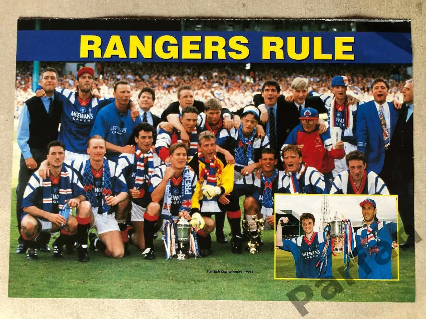 Футбол Постер Рейнжерс