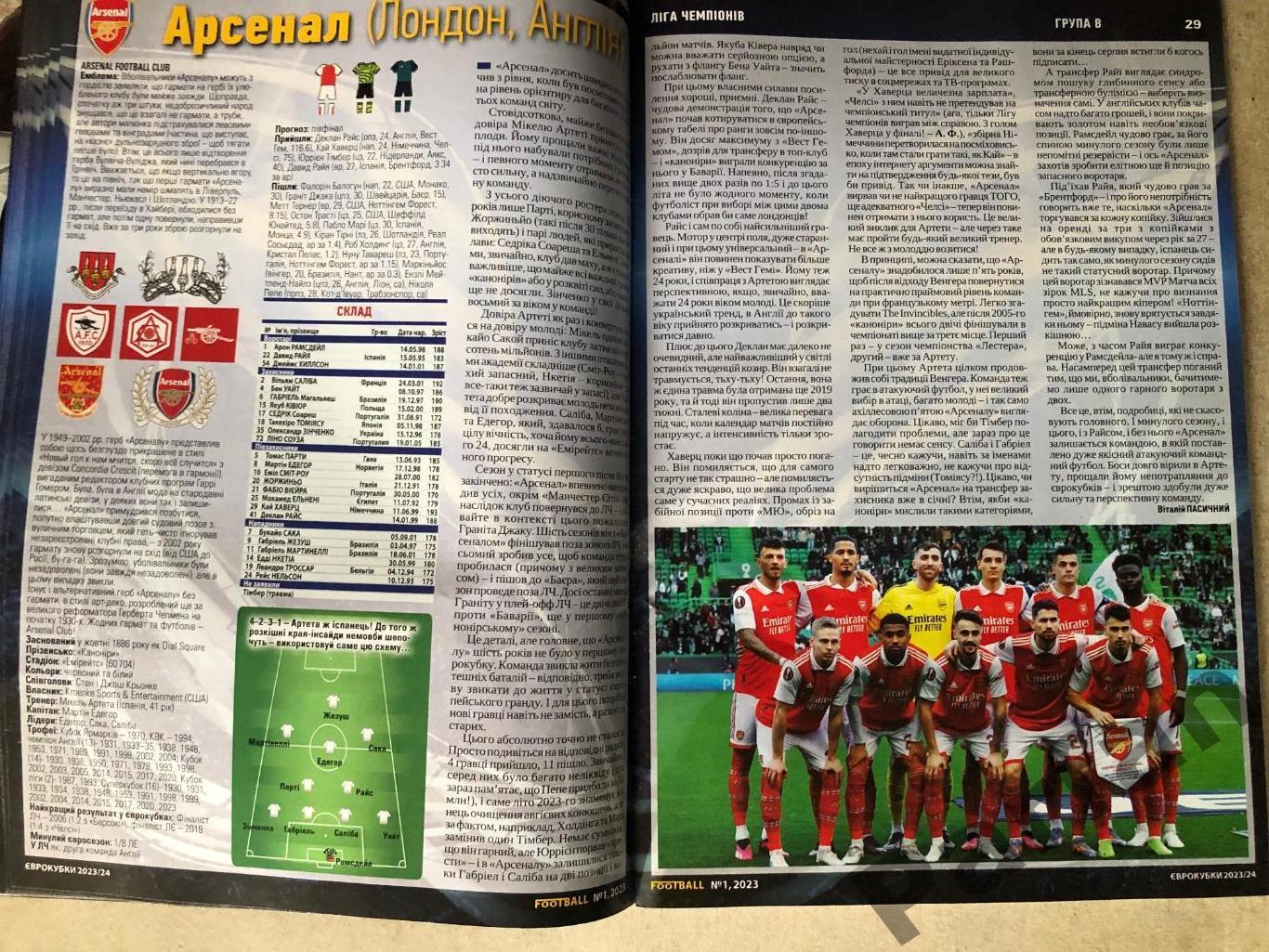 Журнал Футбол/Football Україна Єврокубки 2