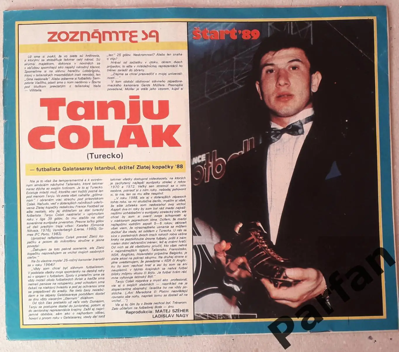 Футбол Старт/Start 1989 №39 Мілан 3