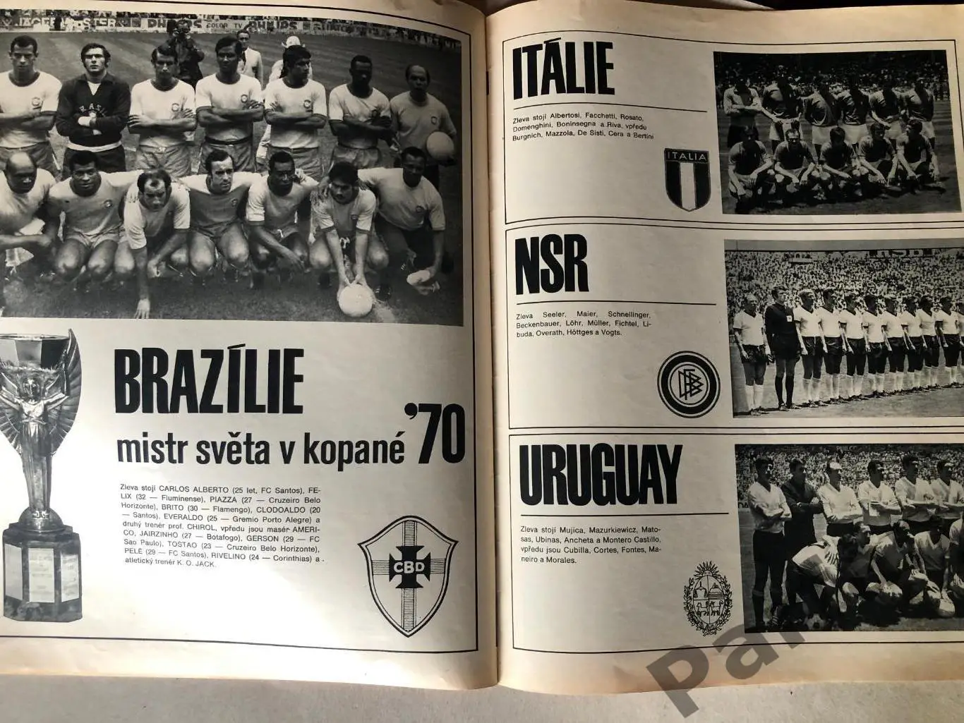 Стадіон/Stadion 1970 Чемпіонат Світу Спецвипуск Бразилія 5