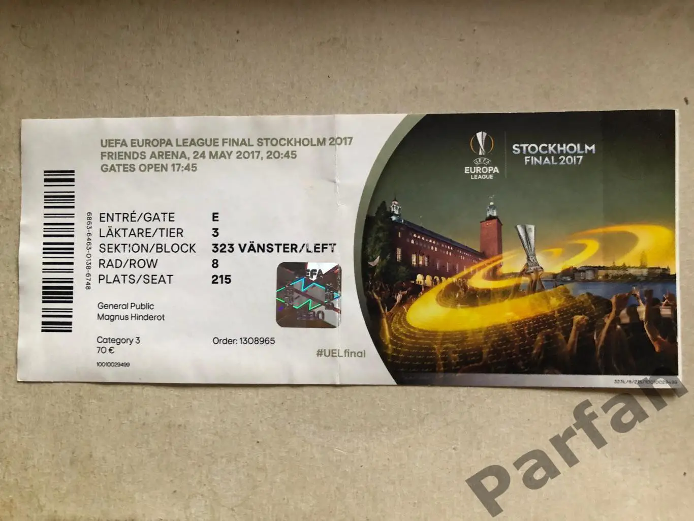 Ліга Європи Фінал Аякс - Манчестер Юнайтед 2017 Ajax v Manchester United