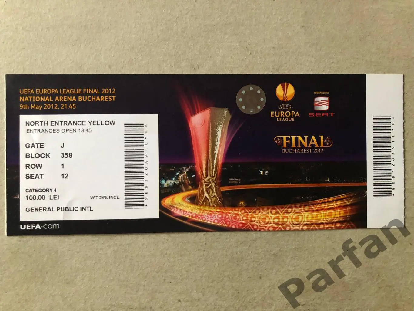 Ліга Європи Фінал Атлетико М - Атлетік Б 2012 Atletico Madrid v Athletic Bilbao