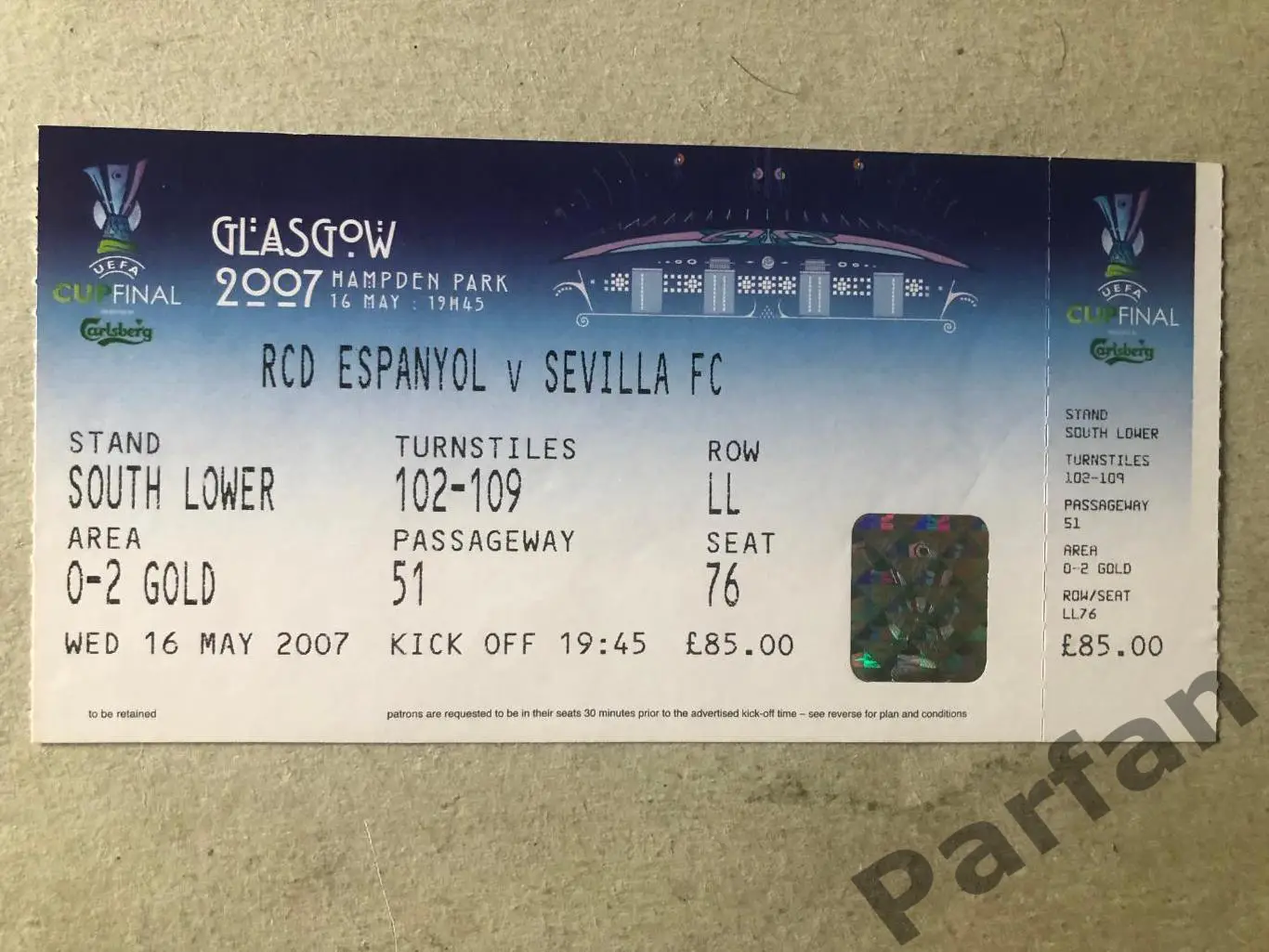 Кубок УЄФА Фінал Еспаньол - Севілья 2007 RCD Espanyol v Sevilla