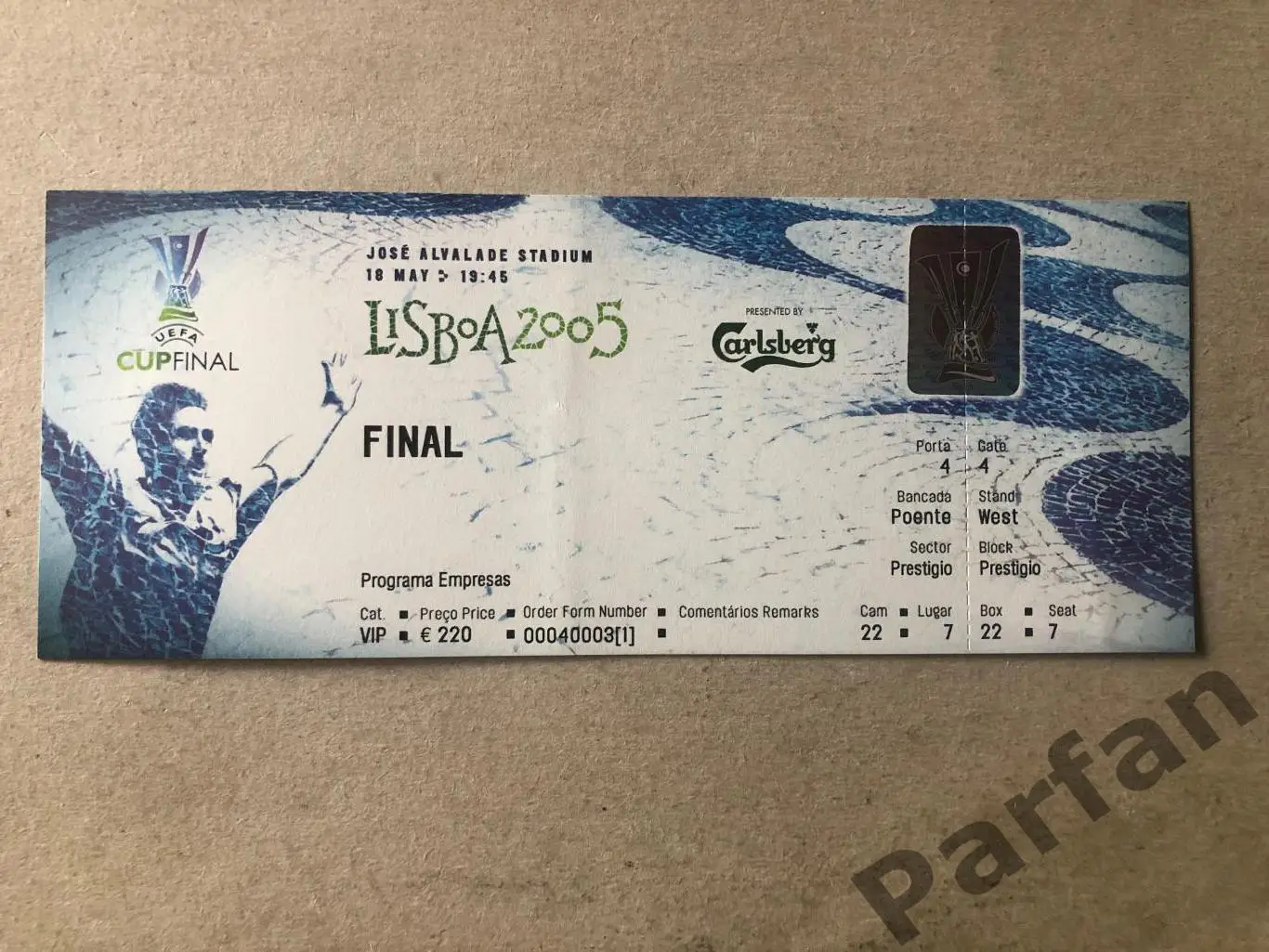 Кубок УЄФА Фінал ЦСКА - Спортінг 2005 CSKA Moscow v Sporting Lisbon