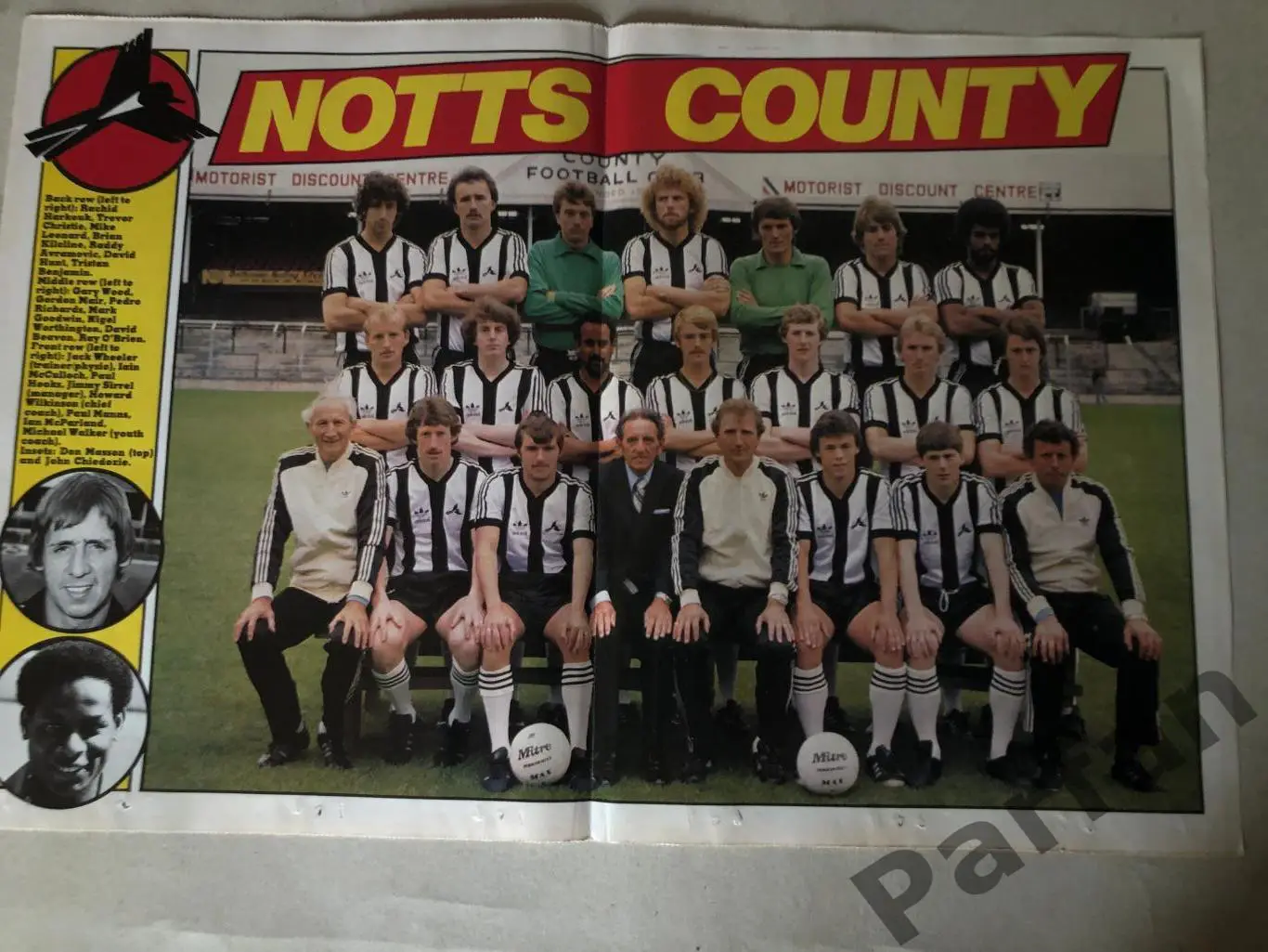 Постер Ноттс Каунті А-3