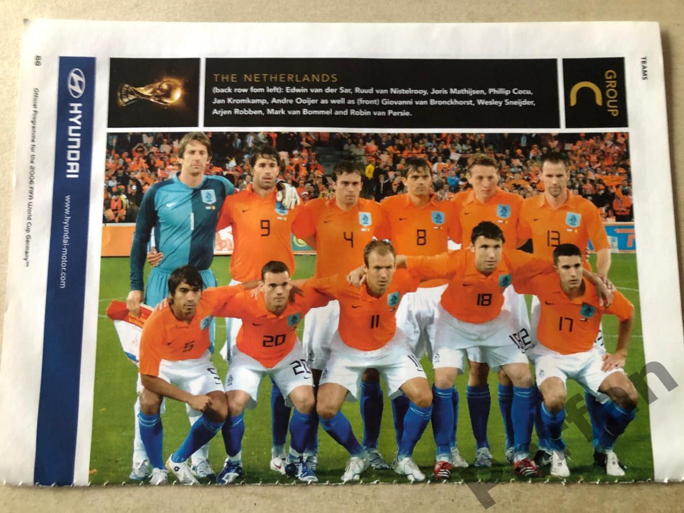 Постер Голандія 2006