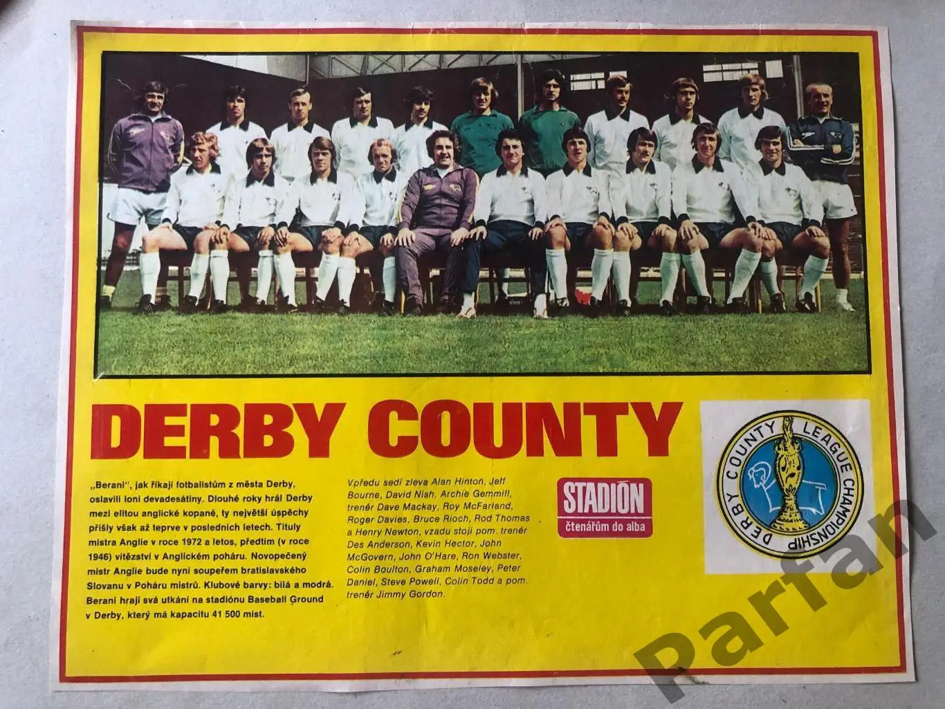 Stadion Постер Дербі Каунті