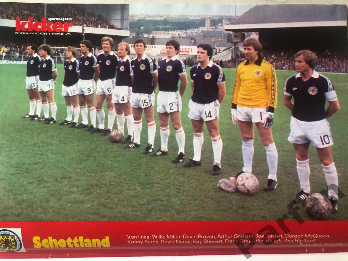 Kicker Постер Шотландія 1982