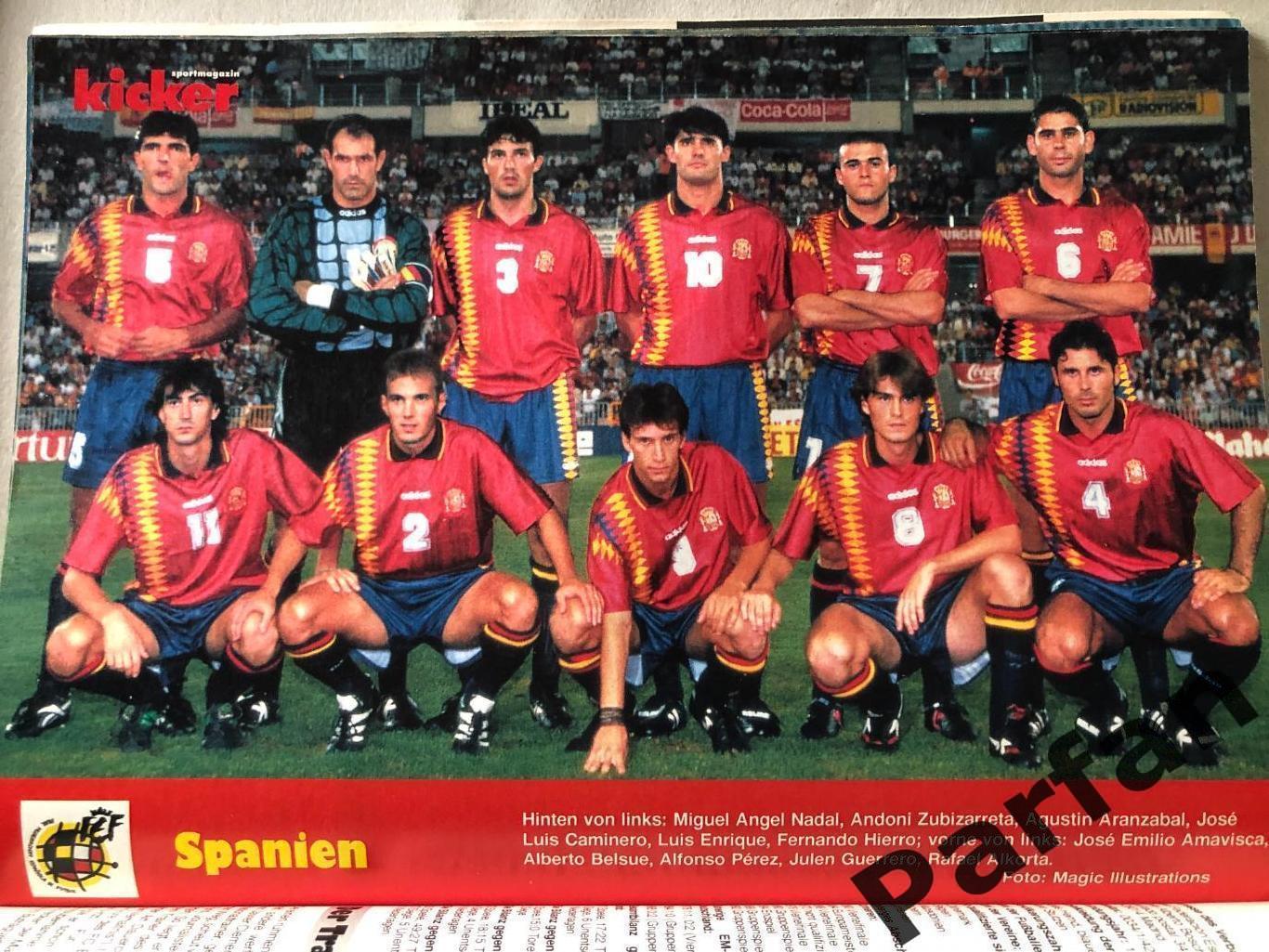 Футбол, Кікер/Kicker Чемпіонат Європи 1996 Спецвипуск 3
