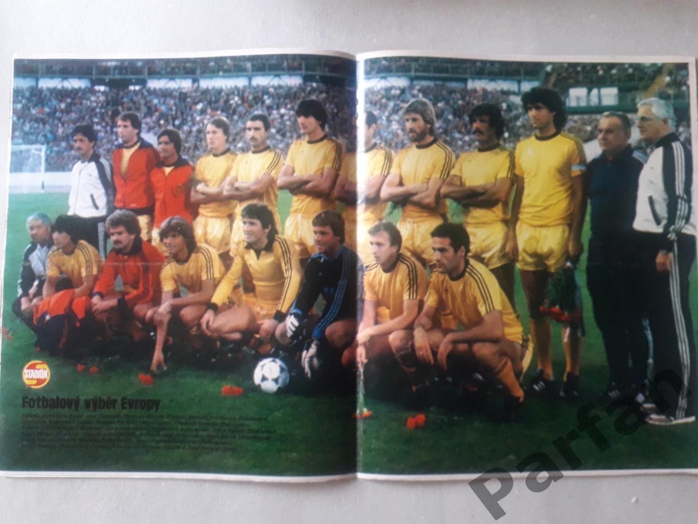 Стадіон/Stadion 1981 №36 Збірна Європи 1