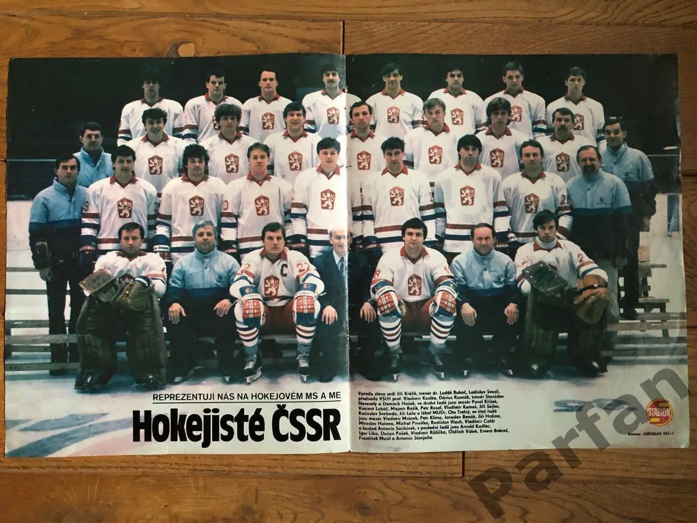Stadion Постер ЧССР Хокей